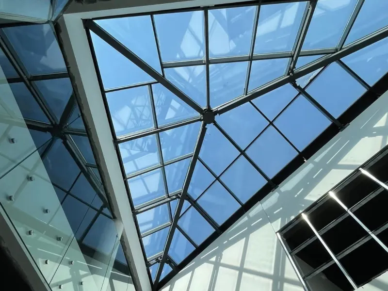 Fire-resistant glass tested for fire safety performance